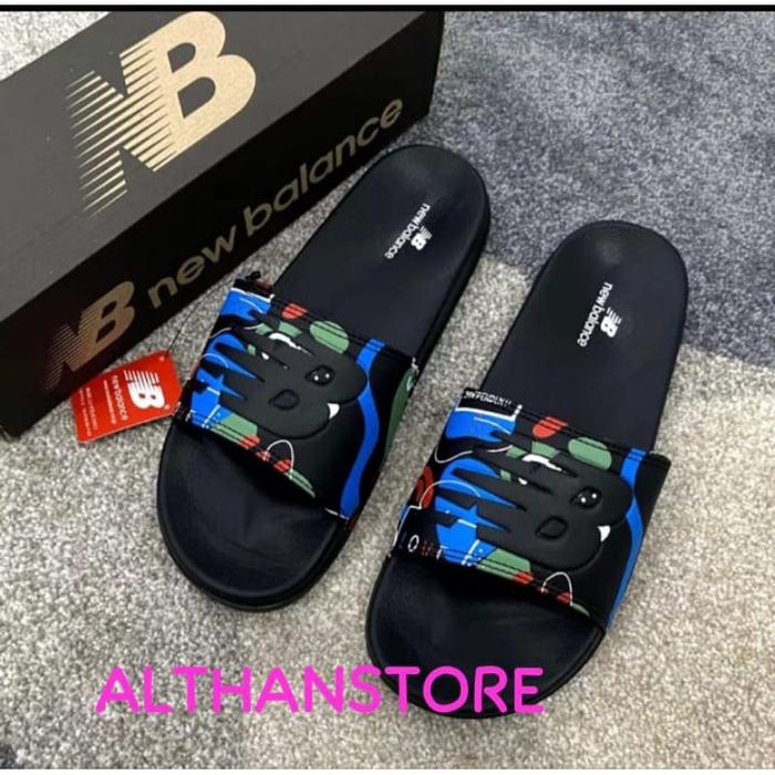 Sandal Slip On NB Kombinasi Warna Limited Edition Untuk Pria Dan Wanita Kualitas Terbaik FREE BOX