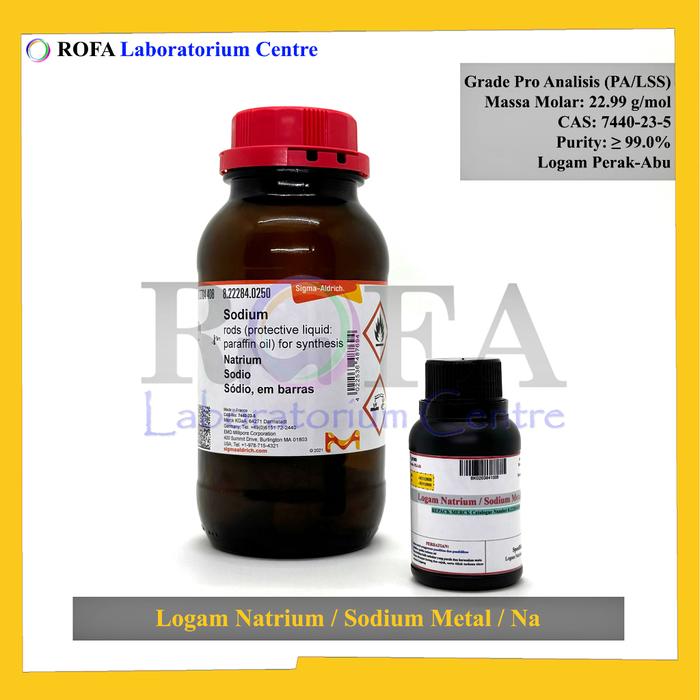 [DISKON] Logam Natrium / Sodium Metal / Na Pro Analisis Eceran 5 Gram [TERLARIS]