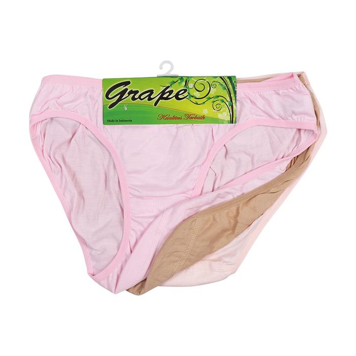 Best saller Grape - 3pcs mini basic cd celana dalam wanita mini polos SAE 020