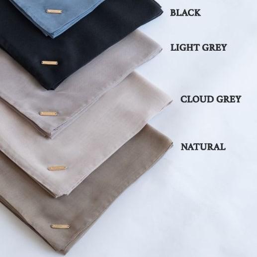 Hijab Deenay Segi Empat Polos Paris Ultimate New
