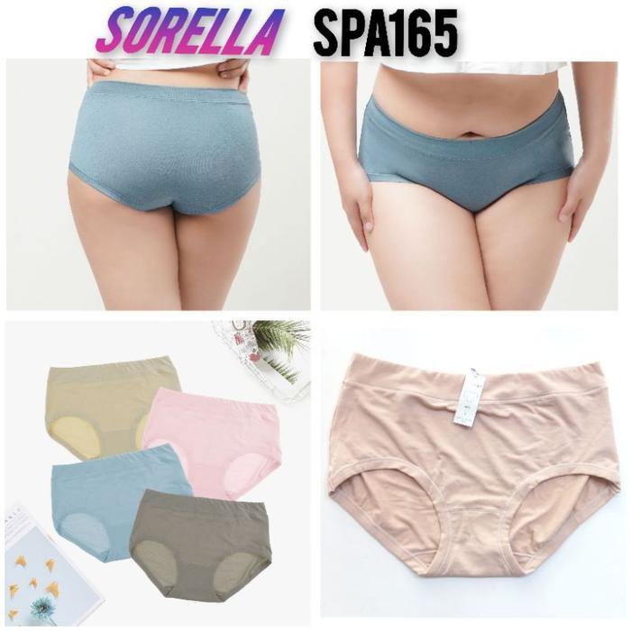 Best saller SPA165 Panty Celana dalam katun Sorella midi L XL