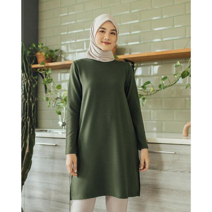 Geulis.id BASIC TUNIC BASIC COLOR / TUNIK KAOS / TUNIK POLOS