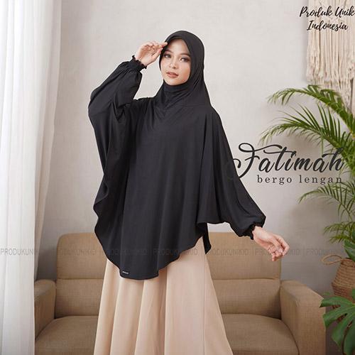 Hijab Lengan Fatimah Instan Premium Panjang Nyaman