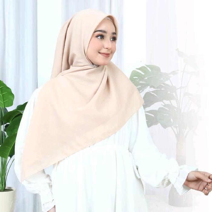 SEGI EMPAT SYAR'I JUMBO CATTON VOAL 140X140//HIJABKEKINIAN//TERLARIS//TERMURAH Nyaman Square hijab m
