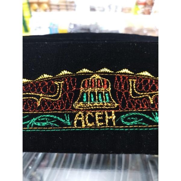 [Lisma Busana] Peci Aceh motif rencong dan kopiah meukutop asli khas Aceh