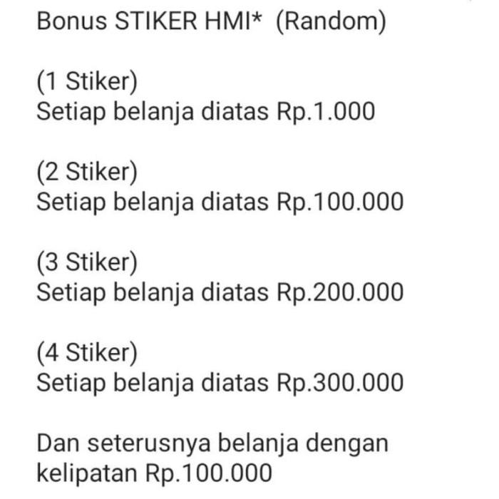 [Lisma Busana] Muts Super HMI / Peci HMI + Gordon HMI Silver *Bonus STIKER HMI