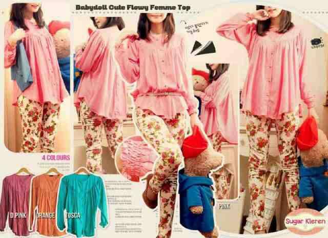 Babydoll Pastel Top