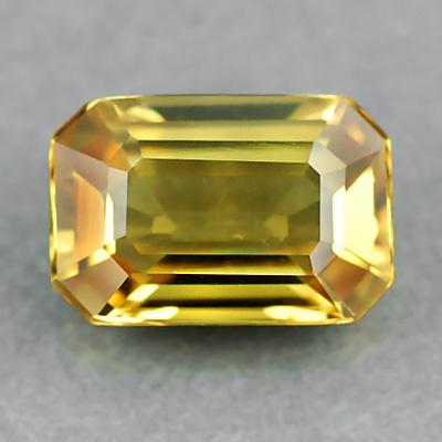 [SP003] CERTIFIED UNHEATED OCTAGON YELLOW SAPPHIRE 0.86CT