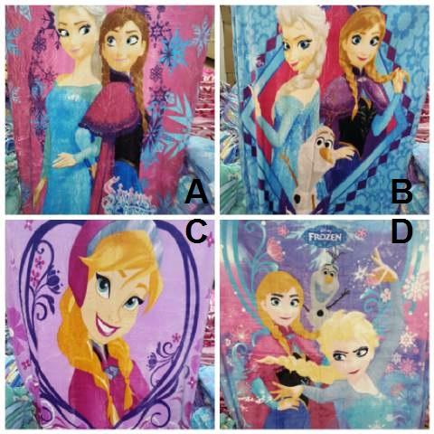Selimut Frozen uk 150 x 200 cm
