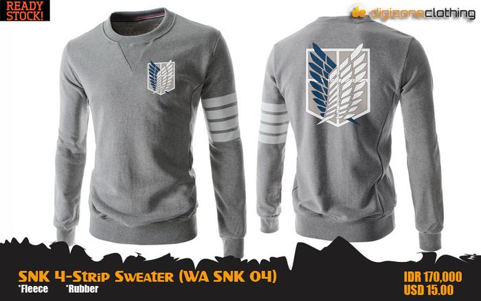 SNK 4-Strip Sweater (Sweater SNK - WA SNK 04)