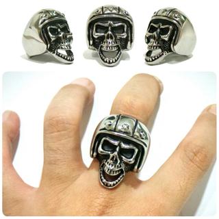 Skull ring ring Skull titanium Handmade titanium brother biker
