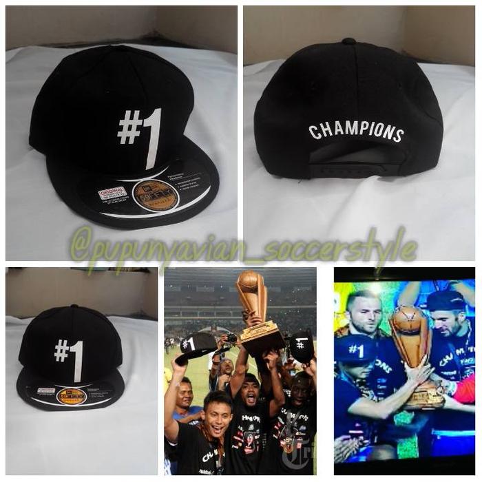 Topi snapback persib juara piala presiden 2015