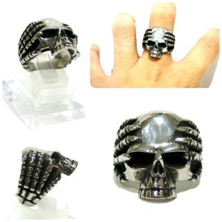 Skull ring titanium Skull ring murah silver camuri Skull ring Jakarta