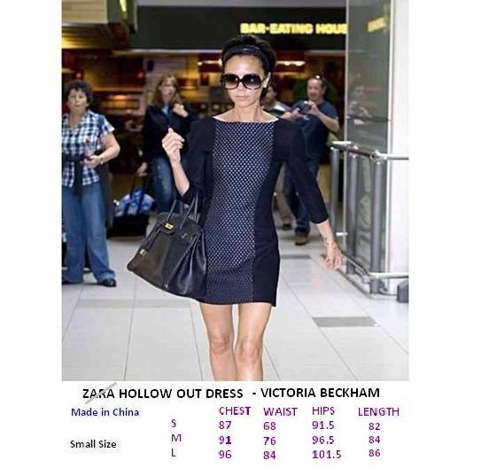 HOLLOW OUT DRESS - VICTORIA BECKHAM - FASHIONme FACTORY OUTLET BRANDED
