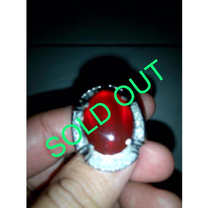 Red Baron Pacitan Cat Eye Fire Luster HQ Memo GRI