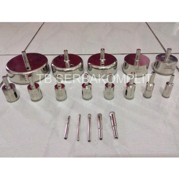 Mata Bor Batu akik untuk Cincin 15-25mm SOLA 10pcs