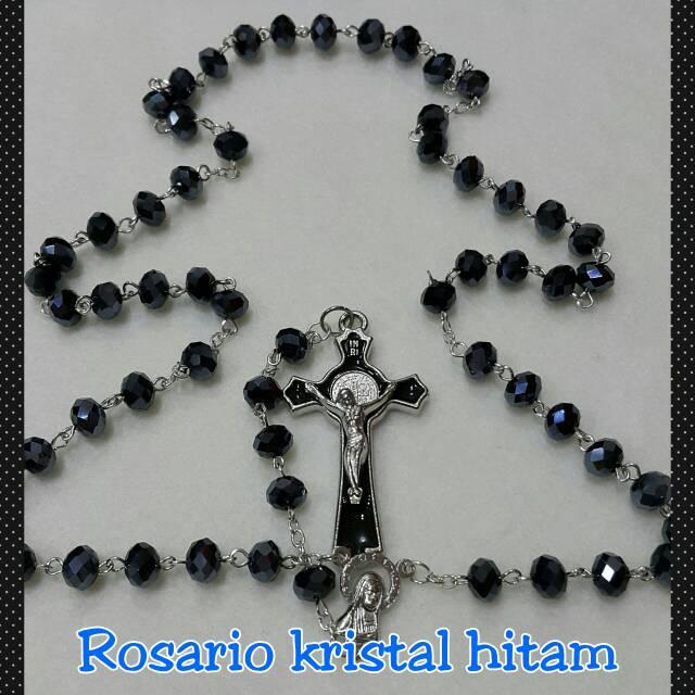 Rosario kristal hitam