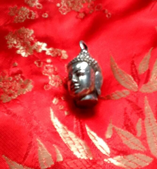 Liontin Kepala Buda / Budha / Buddha Head dari Perunggu