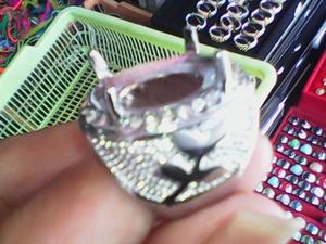 ring ikat emban cincin titanium silfer jumbo