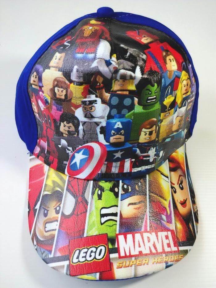 Topi Anak Lego Marvel Biru