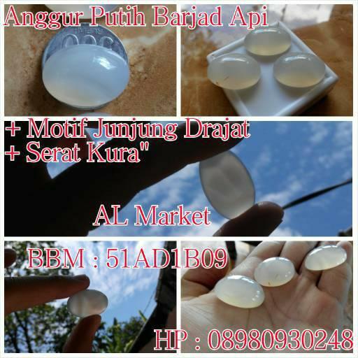 Natural Chacedony / Kalsedon / Anggur Putih Barjad Api Asli Baturaja