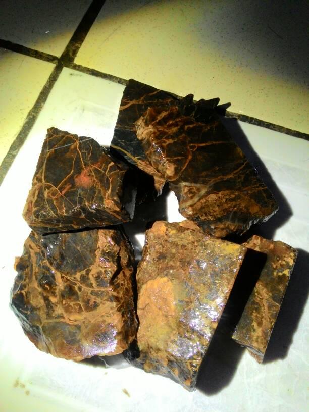 Bahan / Rough Fire Opal Sukabumi