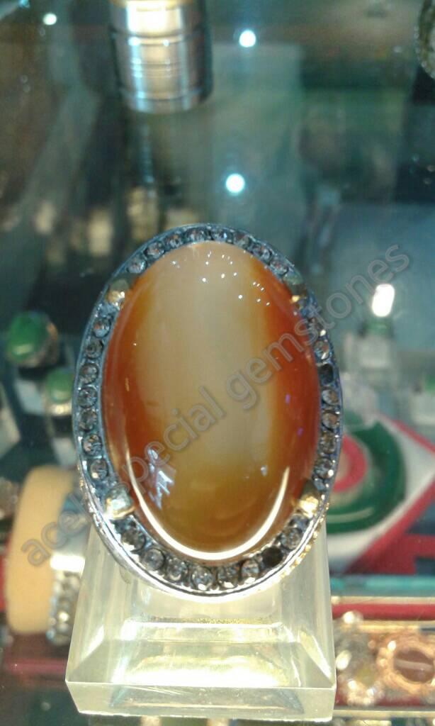 cincin batu cempaka 3 warna "EKOR TUPAI JANTAN" _ aceh