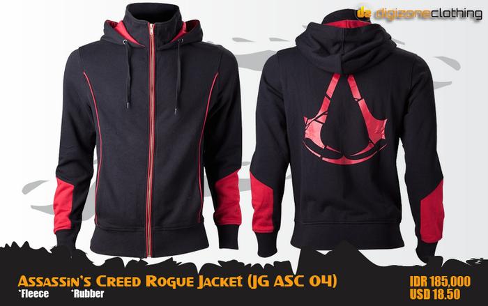 JUAL Assassin's Creed Rogue Jacket Hoodie
