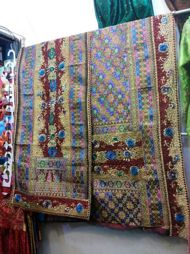 SONGKET TENUN BORDIR ASLI PALEMBANG