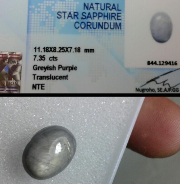 Natural White Sapphire / safir putih / white safir