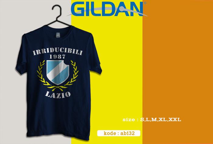 kaos lazio fc-kaos sport original gildan softstyle