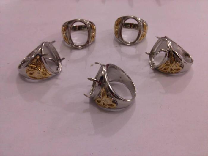 Ring akik emban Titanium ikat cincin kualitas no 1 unq03