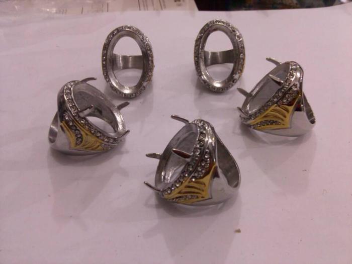 Ring akik emban Titanium ikat cincin kualitas no 1 unq08
