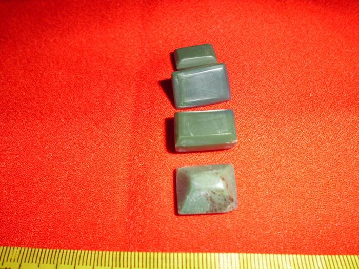Mata cincin batu HIJAU GARUT BOTOL cutitng kotak aneka model