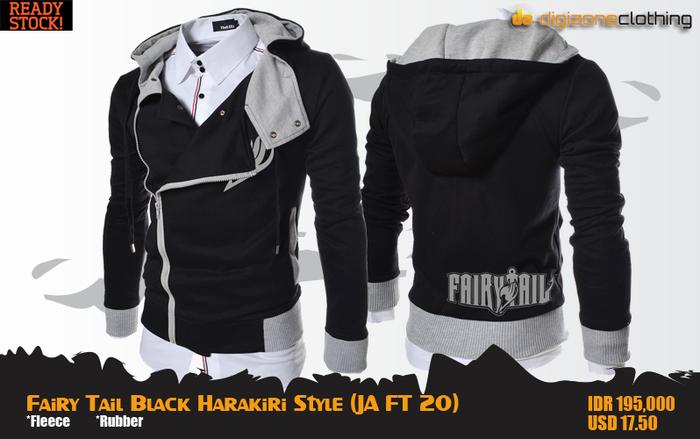 Fairy Tail Black Harakiri Style (Jaket Fairy Tail - JA FT 20)