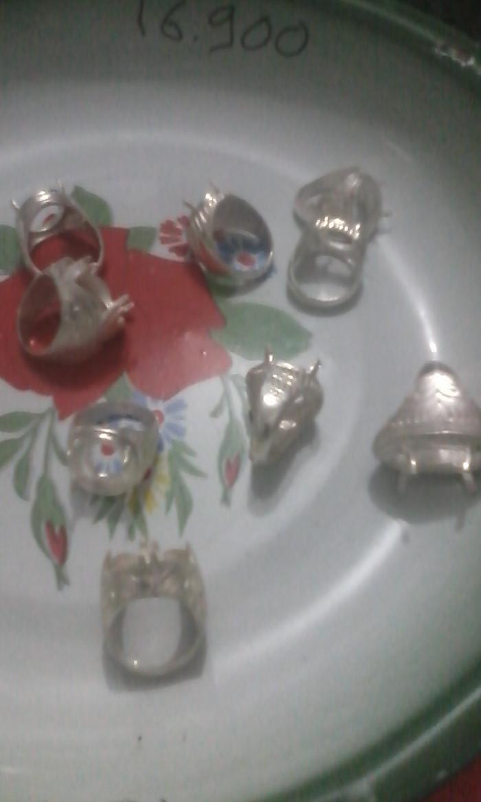 emban mban ring perak bali aluminium batu akik