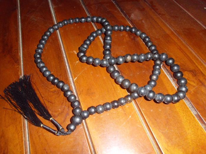 Tasbih batu FOSIL GALIH KELOR 99 biji 12 mm