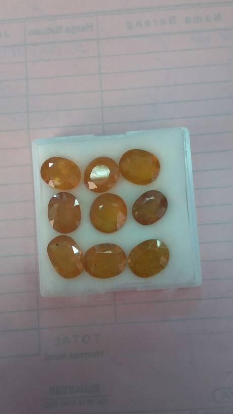 natural yakut (yelow safir cutting africa