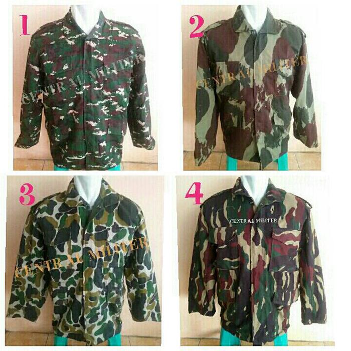 jaket loreng TNI/jaket doreng militer/jaket army/jaket doreng