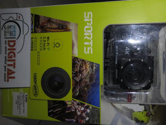 Action Cam Best seller SPORT SJ8000 SJ-8000 4K GARANSI 1TAHUN - BLACK