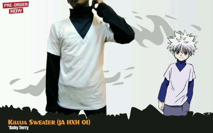HUNTER X HUNTER - Killua Zoldyck SWEATER COSPLAY Anime