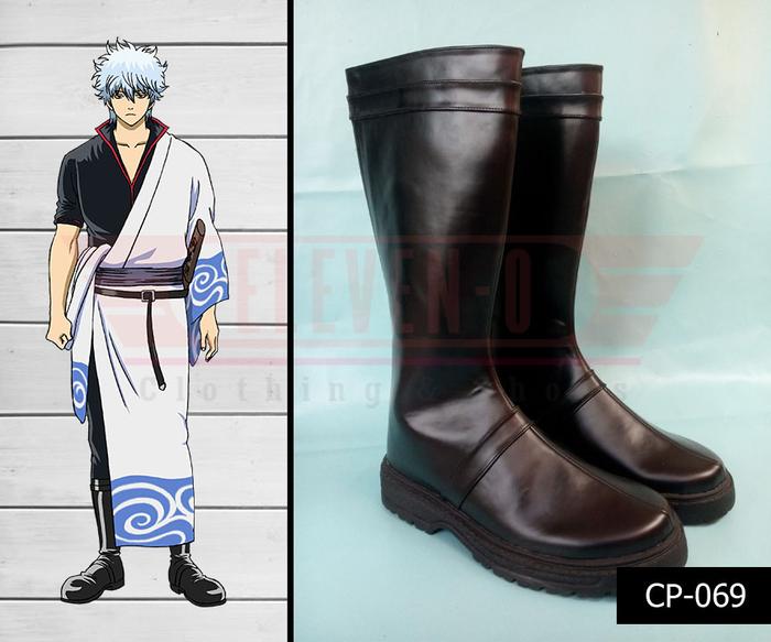 Sepatu cosplay Gintama Sakata gintoki