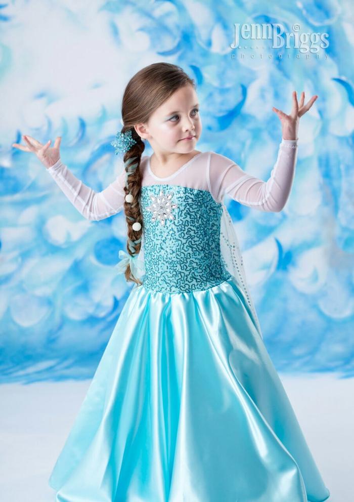 kostum frozen elsa / dress frozen elsa