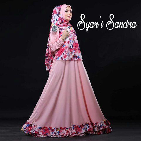 Maxi dress /Gamis /Longdress Syari Sandra