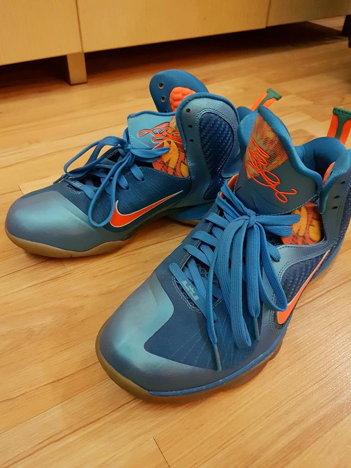 Nike Lebron 9 Nine Fire Lion Limited Asli