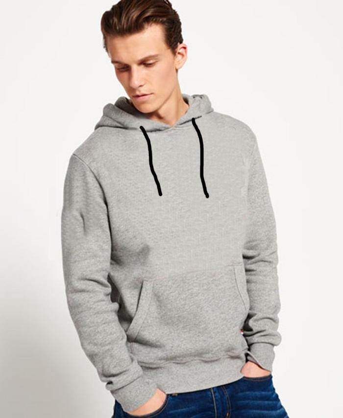 jaket sweater coolman grey