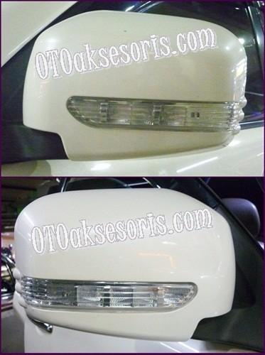 Cover Spion + Lampu Warna Pajero Sport