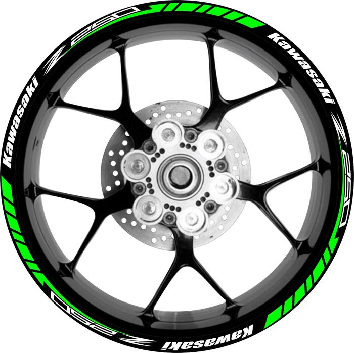 Stiker Motor Kawasaki Z 250 ( Velg 17 Inchi )