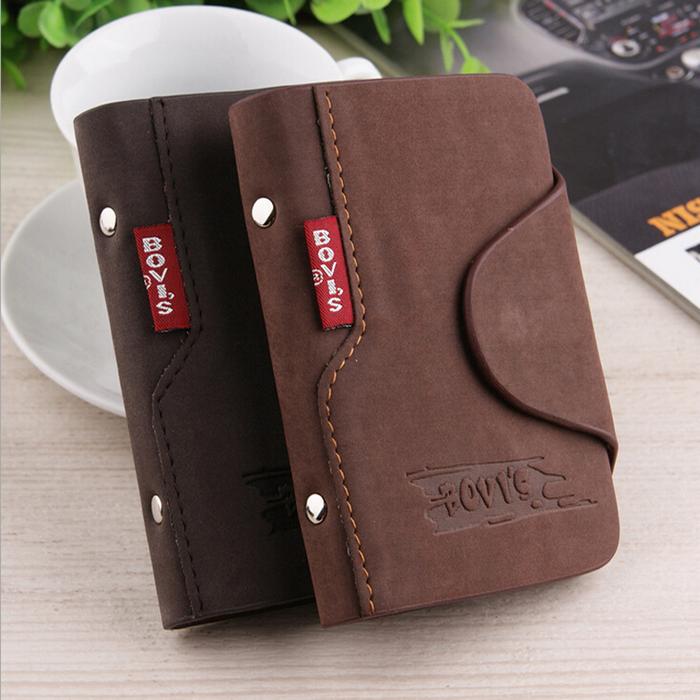Bovis Vintage Design Bussiness Card Holder Wallet