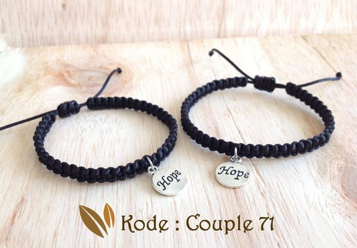 Gelang Couple / Gelang Pasangan / Gelang Harapan / Gelang Hope Cp71